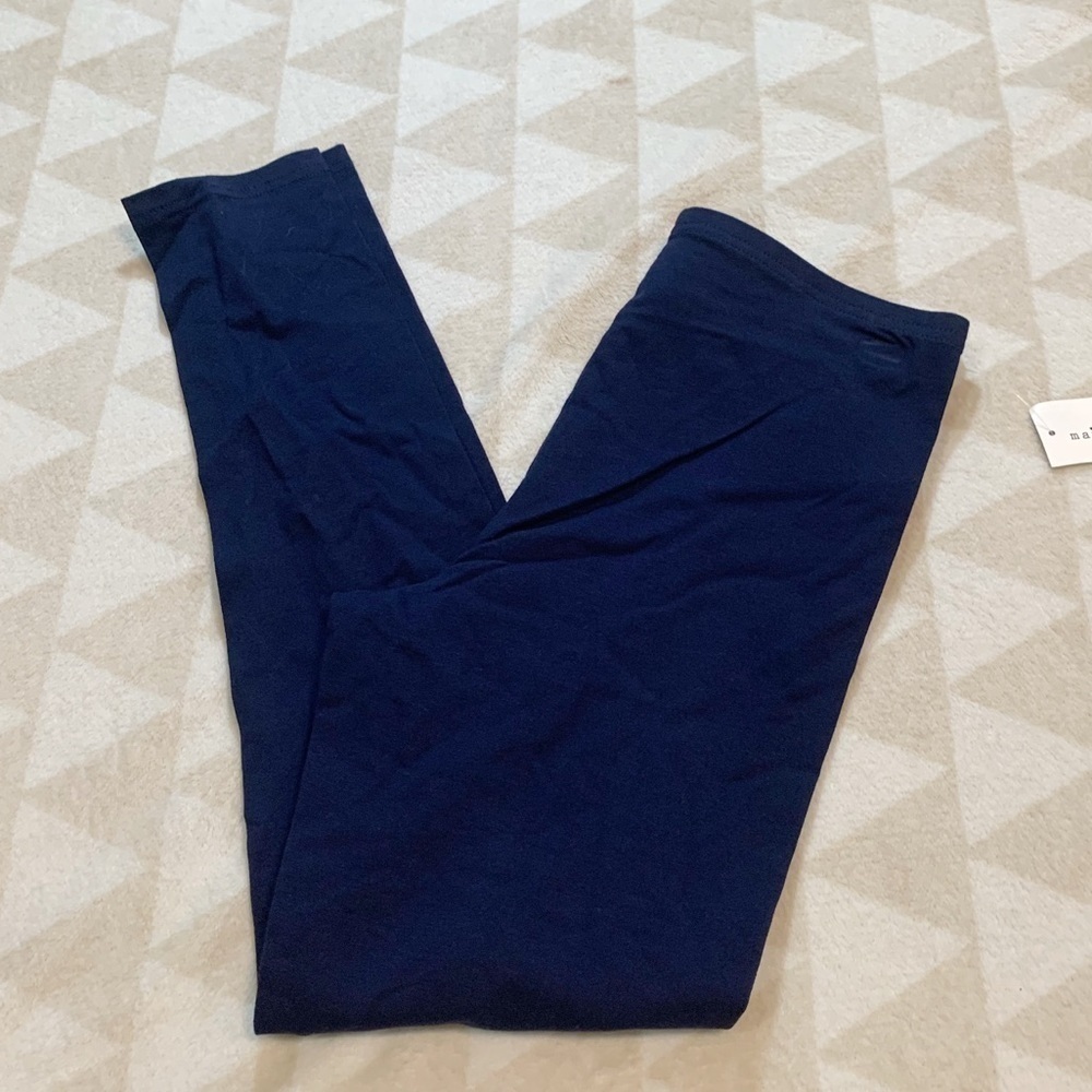 Maison Jules the basics industrial blue leggings